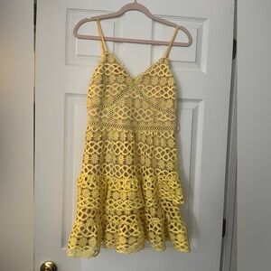 Yellow Mini dress